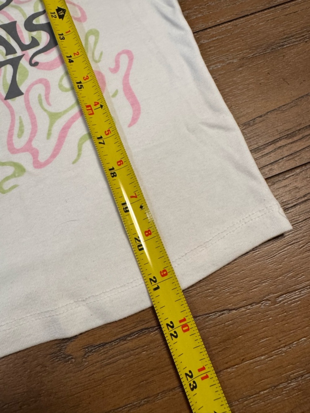 Light Pink Graphic Tank Top - Band Print - Picture 3 of 5